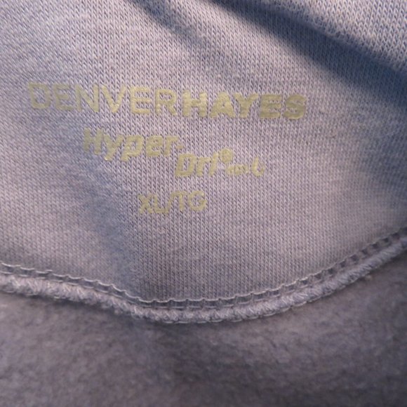 Denver Hayes (Mark's):  Blue Hyper Dri Zip-up Hoodie - Picture 4 of 5